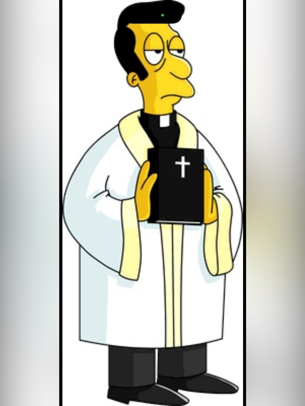 Reverend Lovejoy from Simpsons Life Size Cardboard Cutout Free Shipping